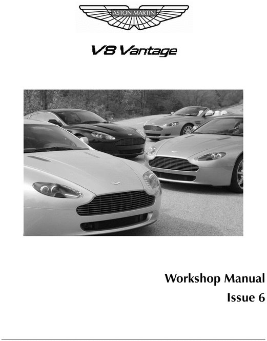 Product picture 05-09 ASTON MARTIN V8 VANTAGE WORKSHOP MANUAL PDF
